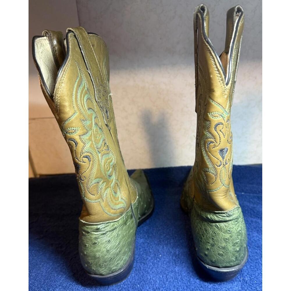 Women’s Tony Lama Cowboy Boots Sz 9B Style H2053L  Full Quill Handcrafted In USA - Picture 8 of 16